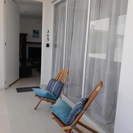 Penthouse Apartments Private Roof Pool 200M To Beach Chicxulub Exterior photo