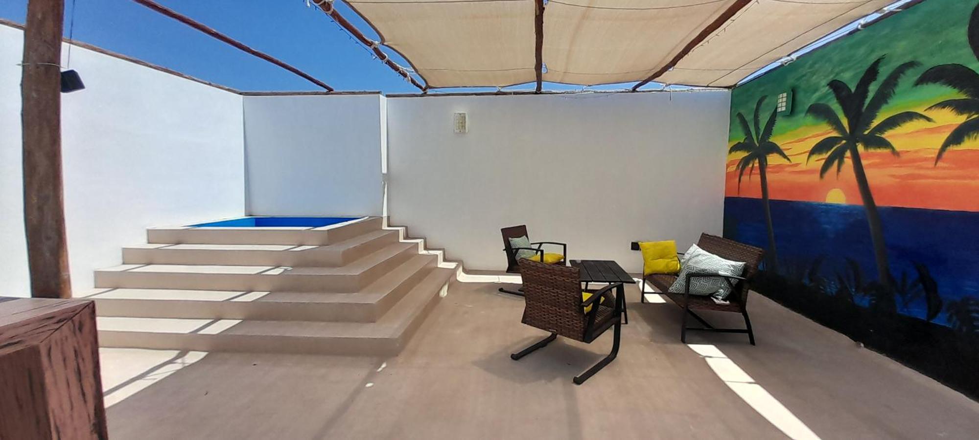Penthouse Private Roof Pool 200m To Chicxulub